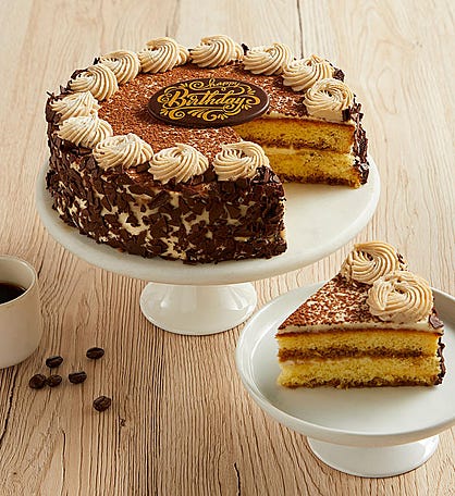 Bake Me a Wish! Happy Birthday Tiramisu Cake
